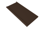 Кликфальц mini Grand Line 0,5 GreenCoat Pural BT с пленкой на замках RR 887 шоколадно-коричневый (RAL 8017 шоколад)
