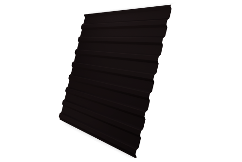Профнастил C20B 0,45 Drap TX с пленкой RAL 9005 черный