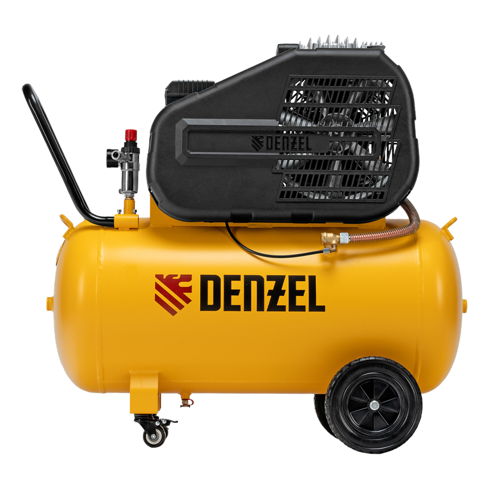 Компрессор воздушный рем. привод BCI 2200/100, 2,2 кВт, 100 литров, 420 л/мин Denzel