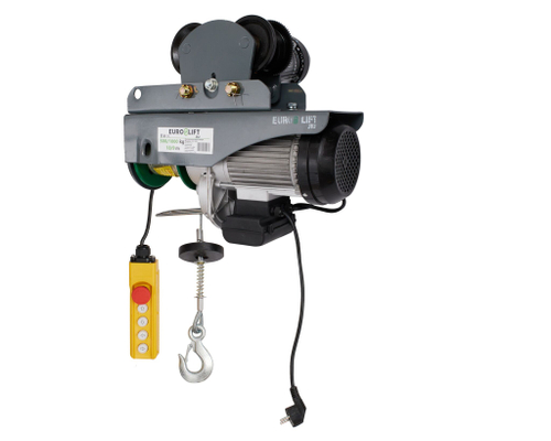 Лебедка электрическая передвижная KX 1000 г/п 500/1000 кг, в/п 18/9 м