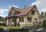 Сайдинг LUX под дерево, Блок-Хаус, зрелый каштан