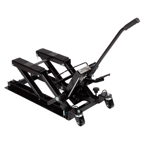 WDK-86101 Мотодомкрат подкатной гидравлический. Грузоподъемность 700кг, высота подъёма 430мм.