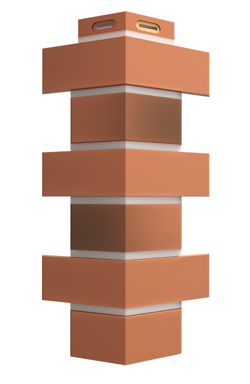 Угол Флемиш, Красный жженый для фасадных панелей