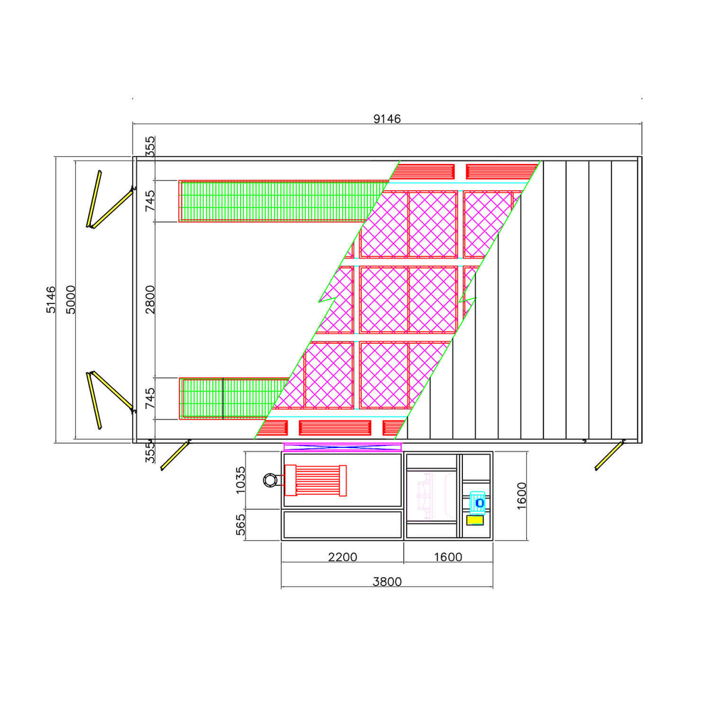 WDK-900 (Trucks) Окрасочно-сушильная камера