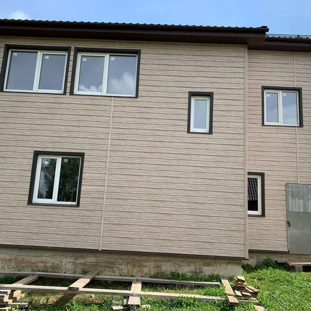 Сайдинг LUX под дерево, Брус, орех