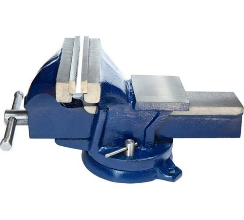 Слесарные тиски 75 мм, поворотные, стальные, с наковальней 4.5кг GRIFF g164002