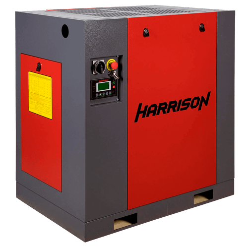 HRS-942100-10VSD Винтовой компрессор с ременным приводом и частотным преобразователем: 2100 л/мин, 10 бар, 15 кВт