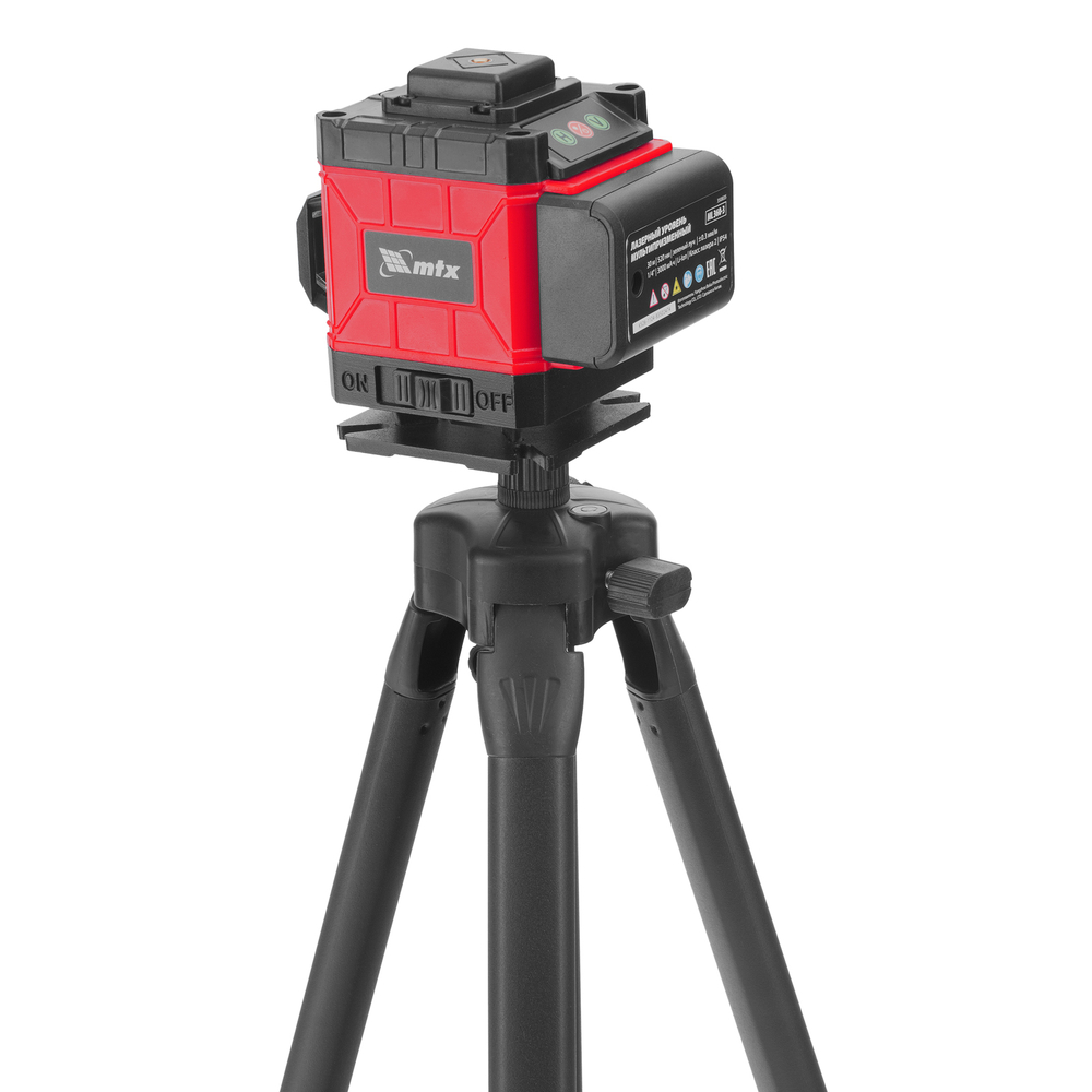 Лазерный уровень м-призм. ML 360-3 Pro SET, 30 м, акк. Li 3000 мАч, состоит из 2 частей// MTX