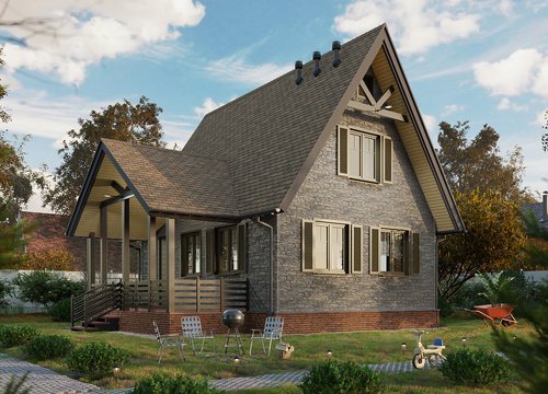 Угол Алтай, Графит для фасадных панелей