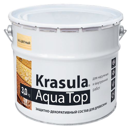 Финишный атмосферостойкий состав «KRASULA» Aqua TOP