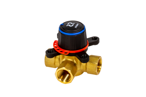 Ридан 065Z0409R — Клапан регулирующий поворотный HRB-3R PN10, DN40, Kvs 25, Tmax 110 °C, Rp1-1/2, корпус CW617N, трехходовой