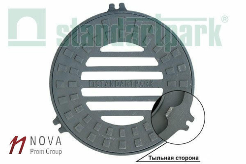 Чугунный дождеприемник-обрамление (круглый) D380