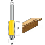 Фреза кромочная прямая 12.7х38, S12, 3T Makita D-68052