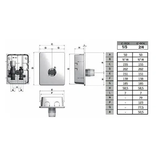 Комплект для регулирования теплого пола Valtec ICBox VT.ICBOX.4.0