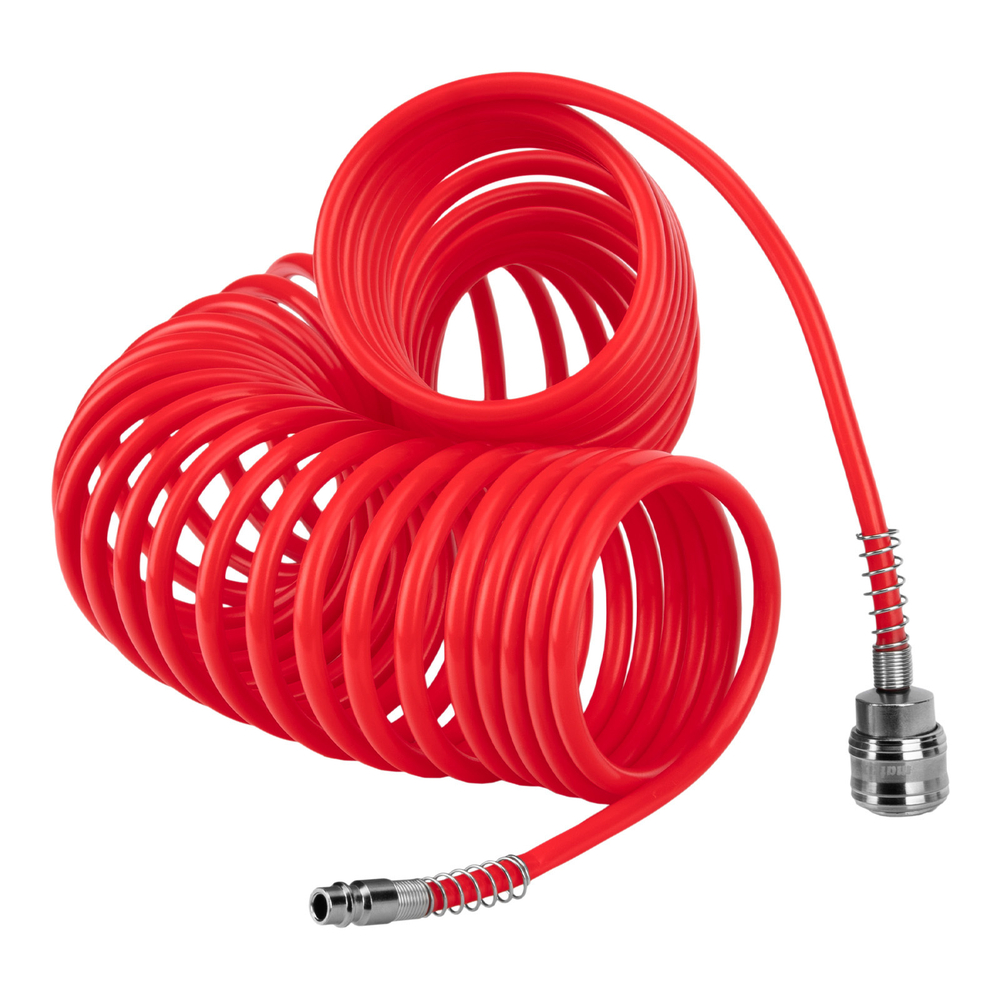 Шланг спиральный воздушный, 10 м, с быстросъемными соединениями Matrix