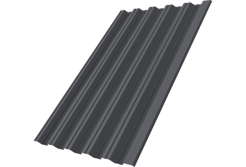 Профнастил HC35R 0,45 PE lite RAL 7024 мокрый асфальт