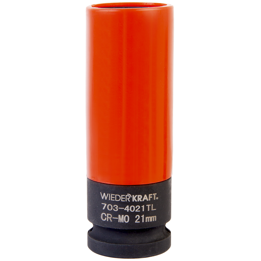 WDK-703-4021L Головка торцевая ударная тонкостенная 1/2", 6 граней, 21 мм