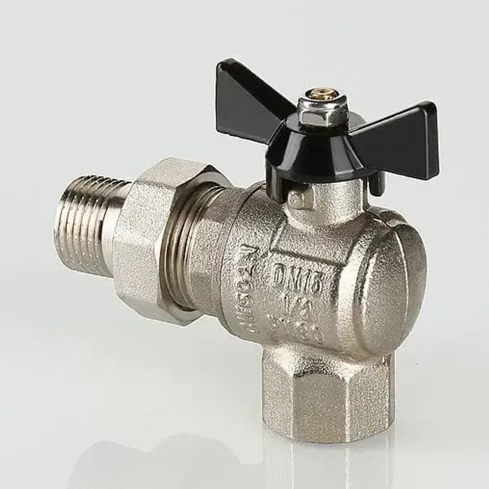 Кран шаровый с американкой угловой ¾"в x ¾"н Valtec Perfect VT.328.N.05
