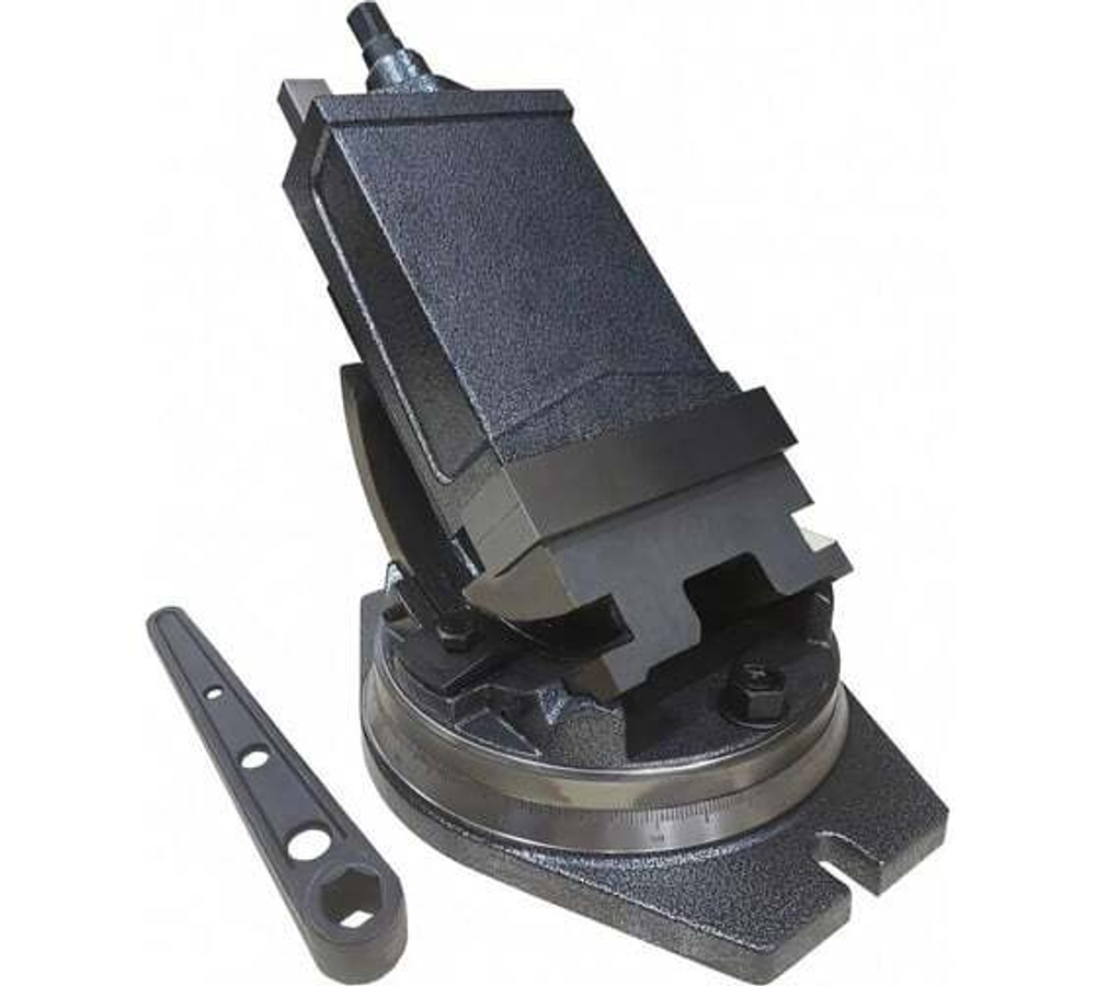 Станочные тиски GRIFF глобусные 160мм, Amax-125мм, вес-30.4кг, поворотные, серия QHK b241603