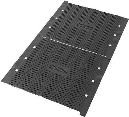 ПВХ дорожка Logicroof Walkway Puzzle серая 0,6х0,6 м, 50 шт/упак