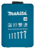 Набор зенкеров 6.3-20.5 мм, 6 шт Makita D-42204