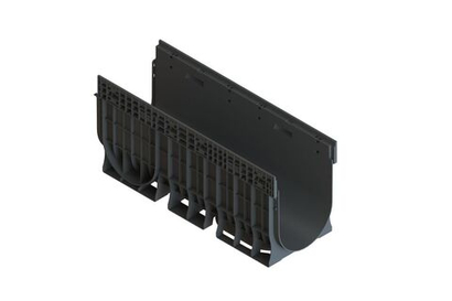 Лоток водоотводный пластиковый PolyMax Basic DN300 h460
