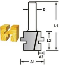 Фрезы пазо-шиповые