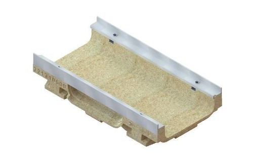 Лоток водоотводный CompoMax Drive полимербетонный DN200 H100 полуметровый