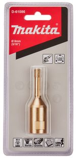 Алмазная коронка M14х2, 8 мм для УШМ Makita D-61086