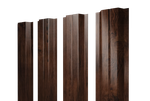 Штакетник П-образный A с прямым резом 0,45 Print Elite Cherry Wood TwinColor