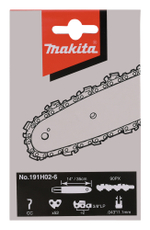 Цепь, длина 35 см/14, шаг 3/8, паз 1.1 мм, 52 звена, 90PX Makita 191H02-6