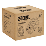 Мотобур DX-52, объем двигателя 52 см3, соединение 20 мм, без шнека Denzel