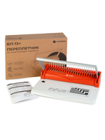 Переплетчик ГЕЛЕОС БП-13+ бело-красный от ГЕЛЕОС