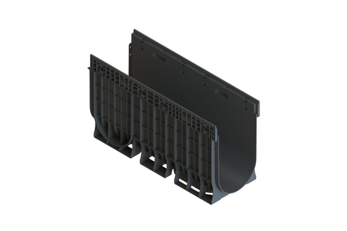 Лоток водоотводный пластиковый PolyMax Basic DN300 h560