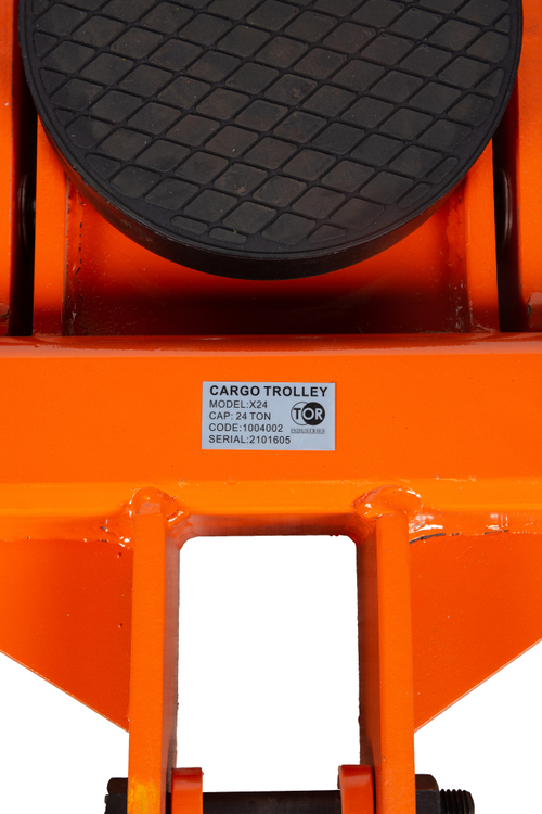 Роликовая платформа поворотная TOR X24 г/п 24 т (с ручкой)