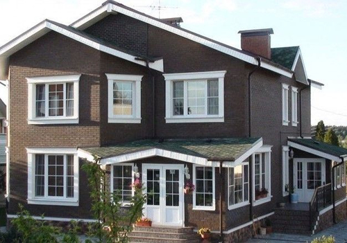 Кирпич облицовочный керамический ЛСР одинарный Тёмно-коричневый гладкий