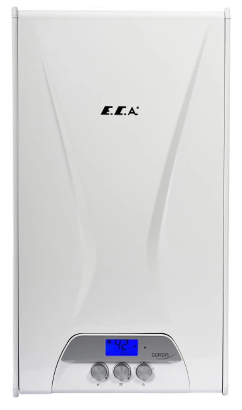 Настенный газовый двухконтурный традиционный котел GERDA 13 HM NG New мощностью 8,2-13 кВт с закрытой камерой сгорания