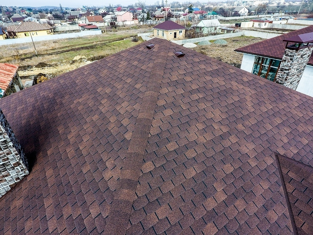 Гибкая черепица Standard, Крона, Коричневый