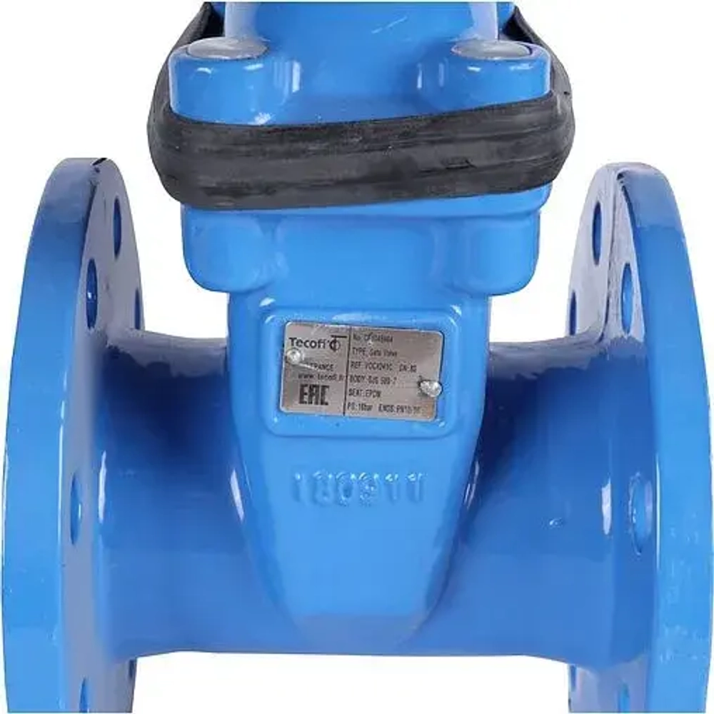 Задвижка с обрезиненным клином фланцевая Ду80 Ру16 Tecofi VOC4241C-00EP0080