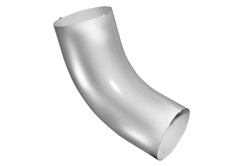 Колено 60 град Optima 100мм RAL 9003