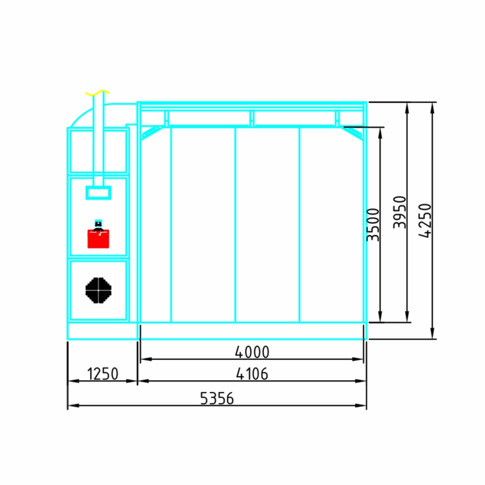 WDK-210H Окрасочно-сушильная камера