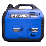 Генератор бензиновый инверторный Dinking DK2500i (2.5кВт, 230В/50Гц, DK164, бак 4л.)