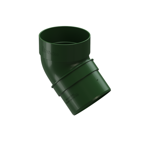 Колено водосточное 45˚ Standard, зелёный