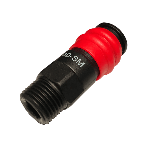 HRS-840SM Композитное пневматическое быстроразъёмное соединение, внеш. резьба M 1/2"