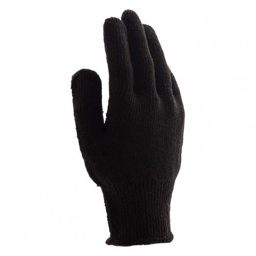 Перчатки хлопкоэфирные плюшевые, ПВХ "Точка", 7 кл, 55 гр Россия Сибртех