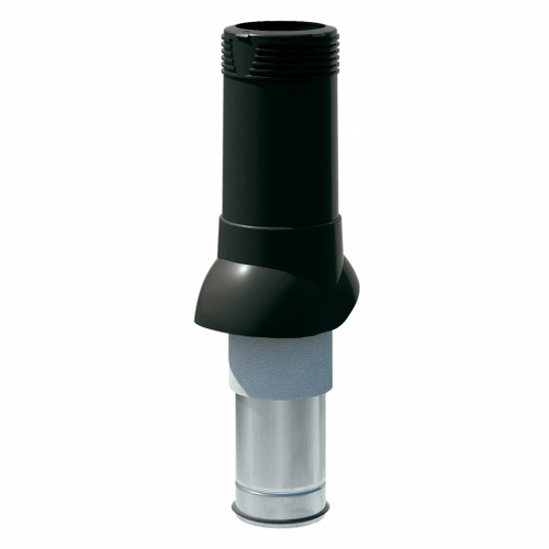 Вентиляционный выход изолированный ТехноНиколь для гибкой черепицы D125/160 мм черный, шт