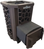 Печь для бани Сталь-Мастер HARD 16М Саванна БЕЗ ДВЕРКИ закр каменка дровяная