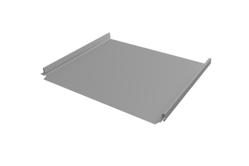 Кликфальц Fin 24 Grand Line 0,45 PE с пленкой на замках RAL 9006бело-алюминиевый