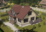 Кронштейн желоба Lux, шоколад
