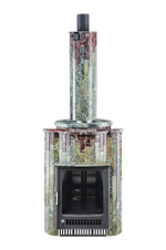 Печь для бани "Оптима" в каменной облицовке